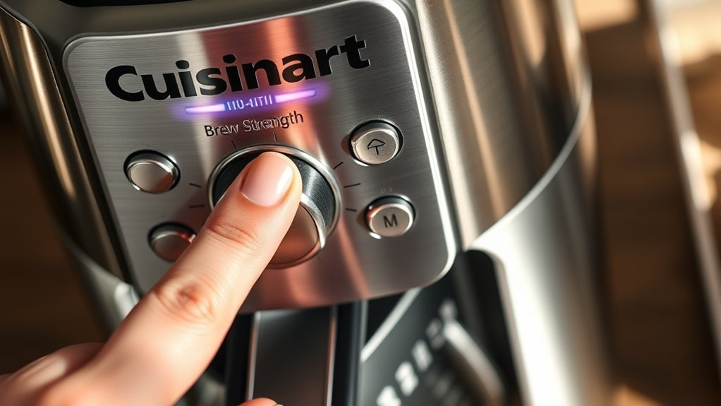 adjust brew strength temperature