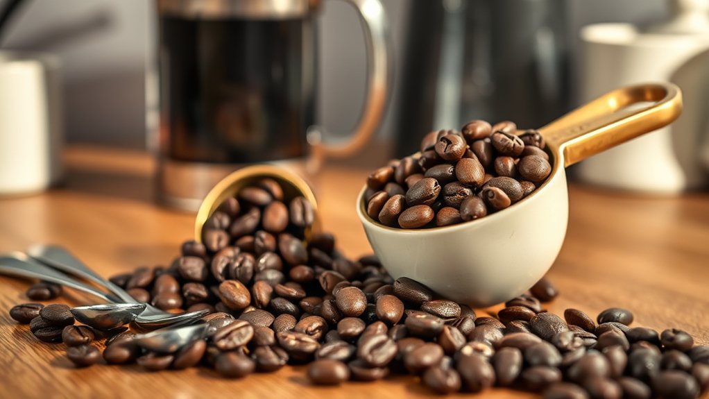adjust coffee bean measurements