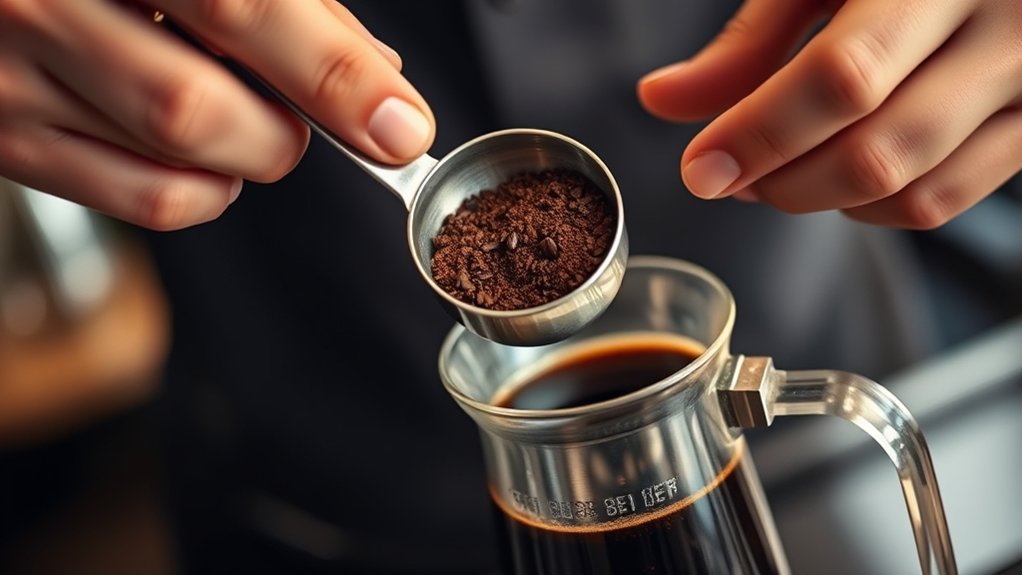 adjust coffee water ratio consistently