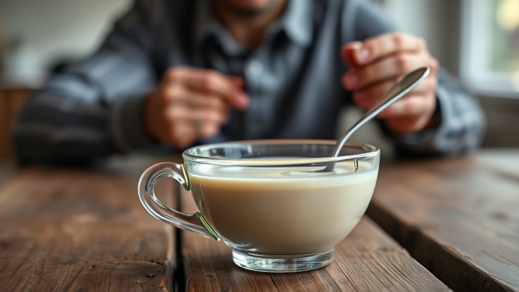 avoid creamer if sensitive