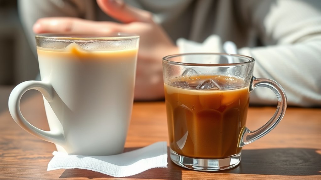 avoid iced coffee post extraction