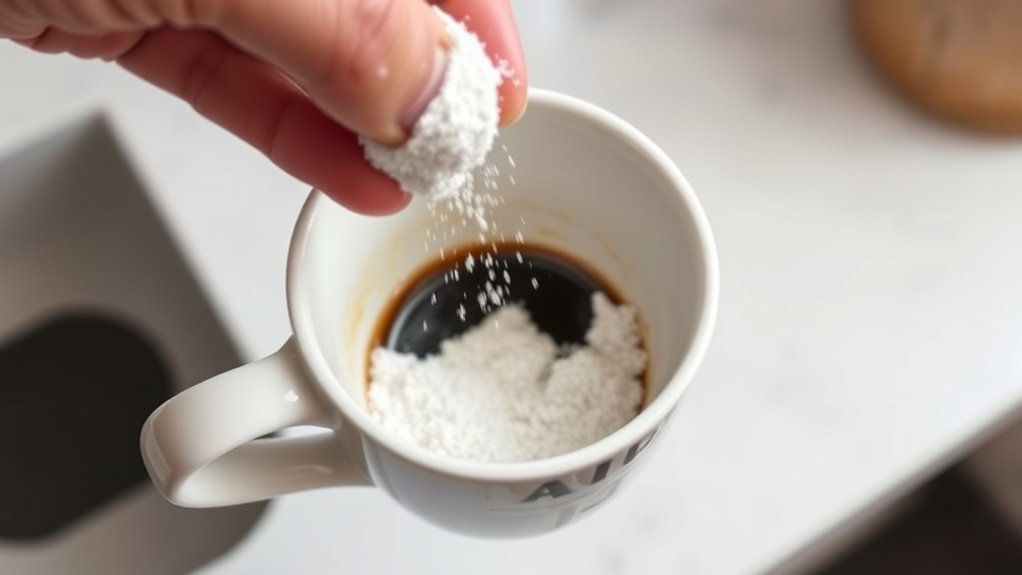 baking soda stain removal