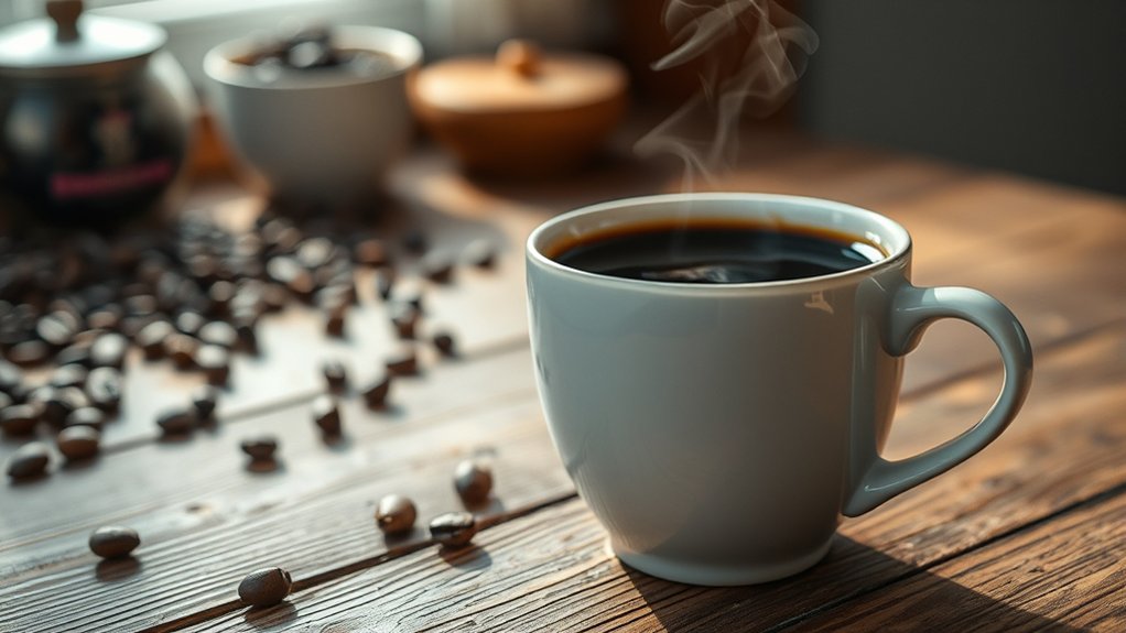 black coffee has negligible calories