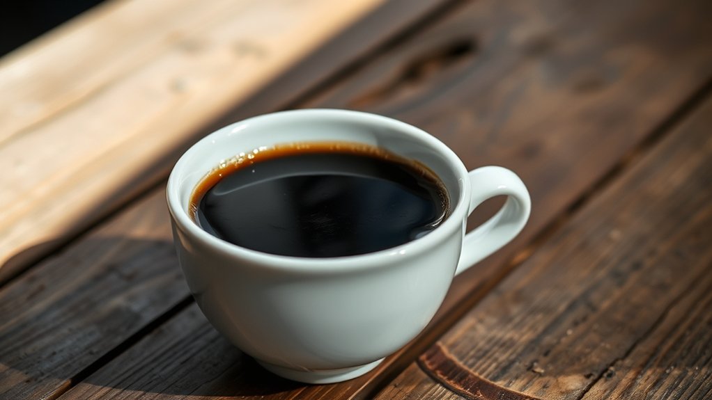 black coffee s minimal calories