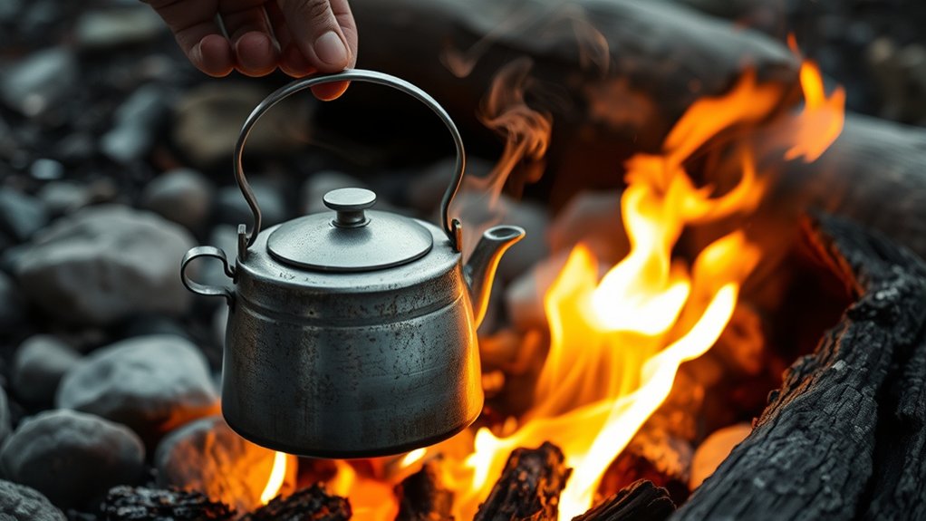 boil water safely outdoors