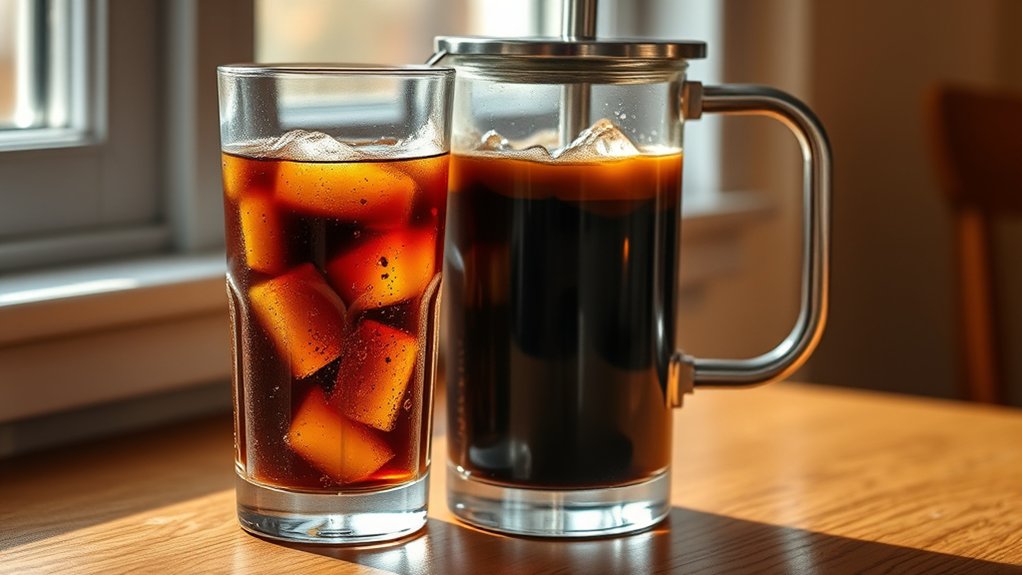 brew steep pour chill