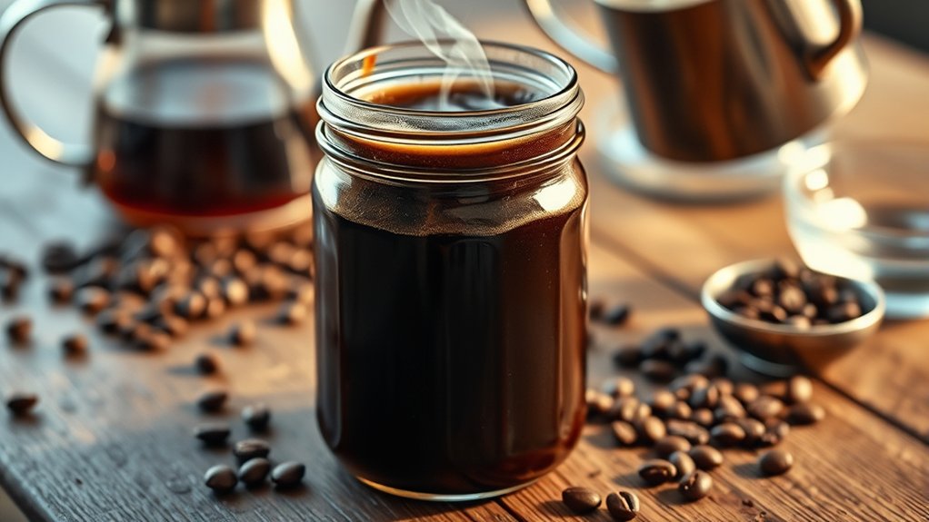 brew strong coffee concentrate