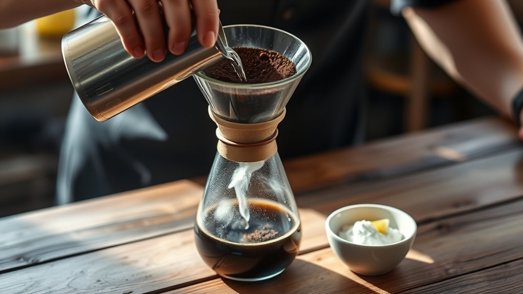 brewing reduces coffee acidity