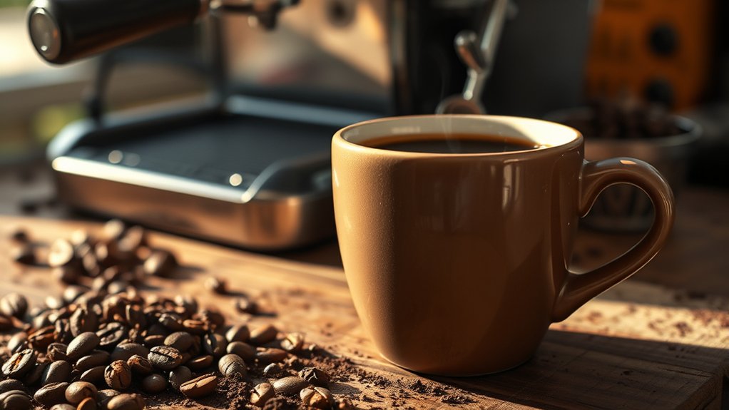 burnt coffee taste causes
