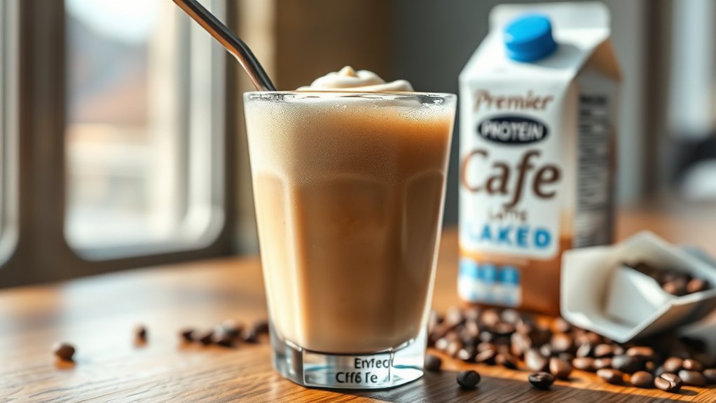 caffeine boosted protein shake