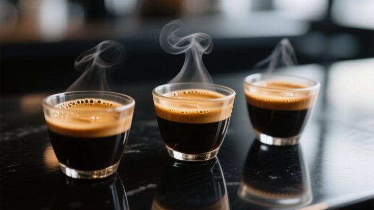 caffeine content in espresso