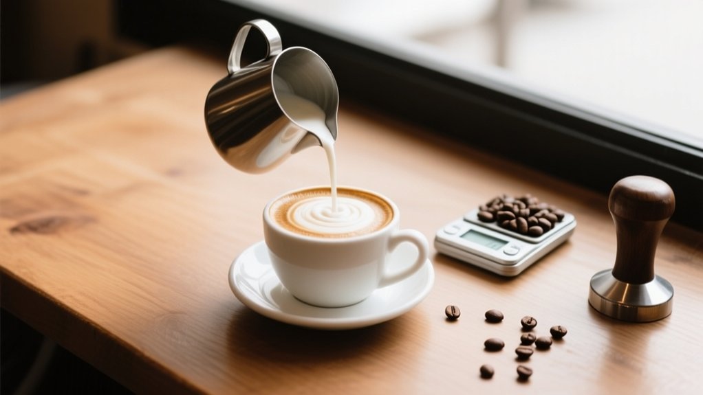 cappuccino coffee to milk ratio