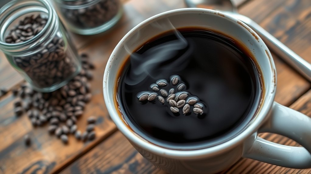 chia seeds enhance coffee