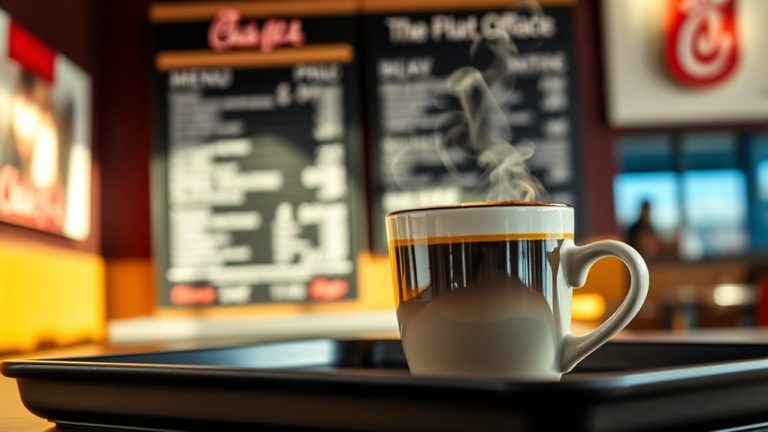 chick fil a coffee menu availability