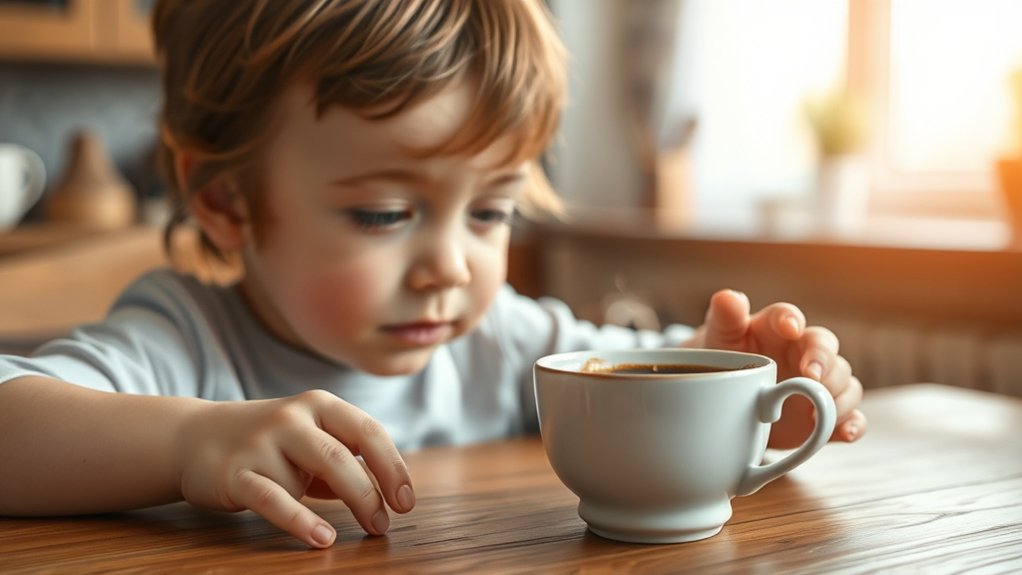 children s heightened caffeine sensitivity