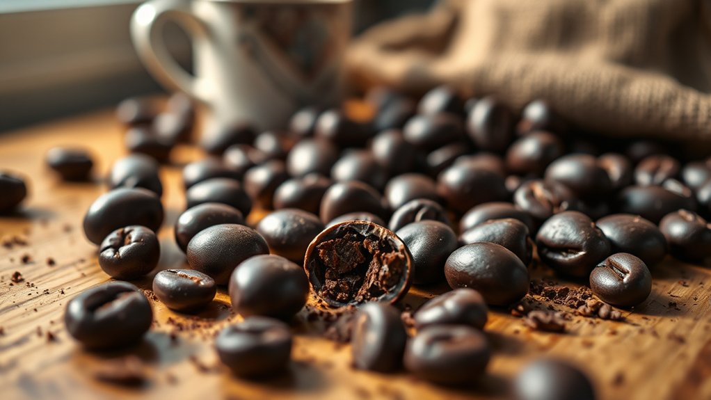 chocolate covered espresso snacks