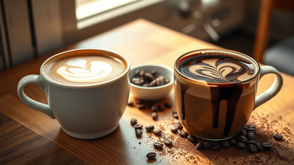 chocolate enhances mocha sweetness