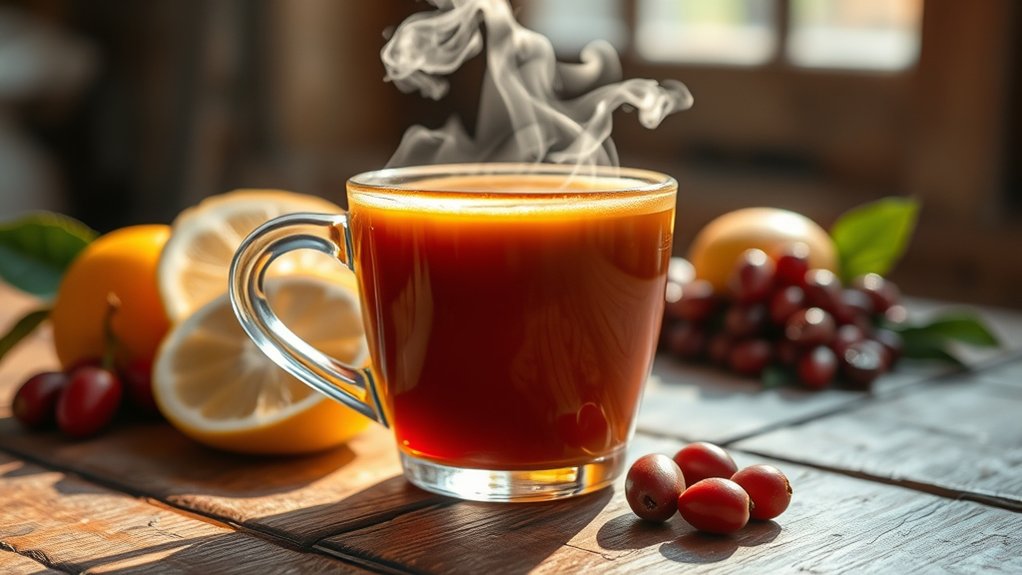 citric acidity enhances brightness