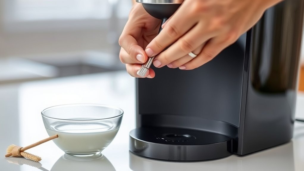 clean keurig needle safely
