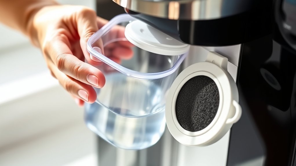 clean rinse replace flush
