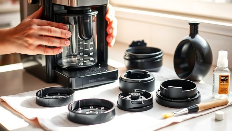 cleaning and maintaining coffee maker