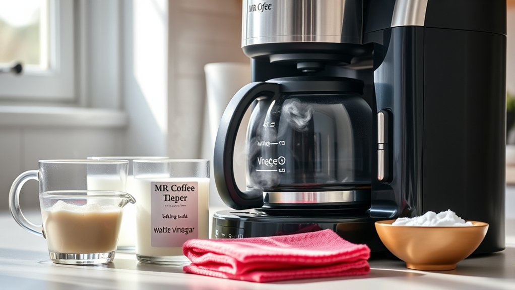 cleaning mr coffee maker