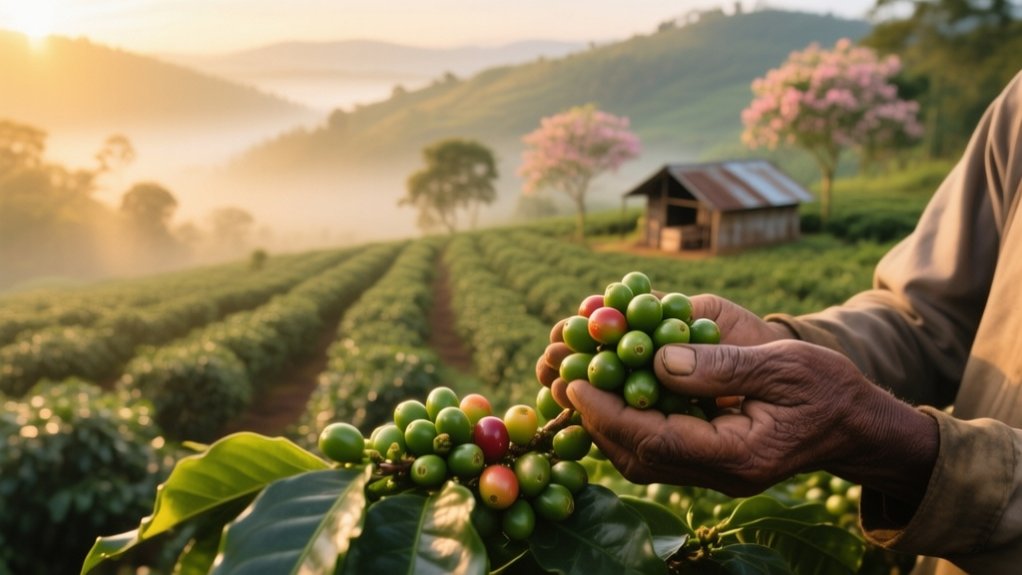 coffee bean growth timeline