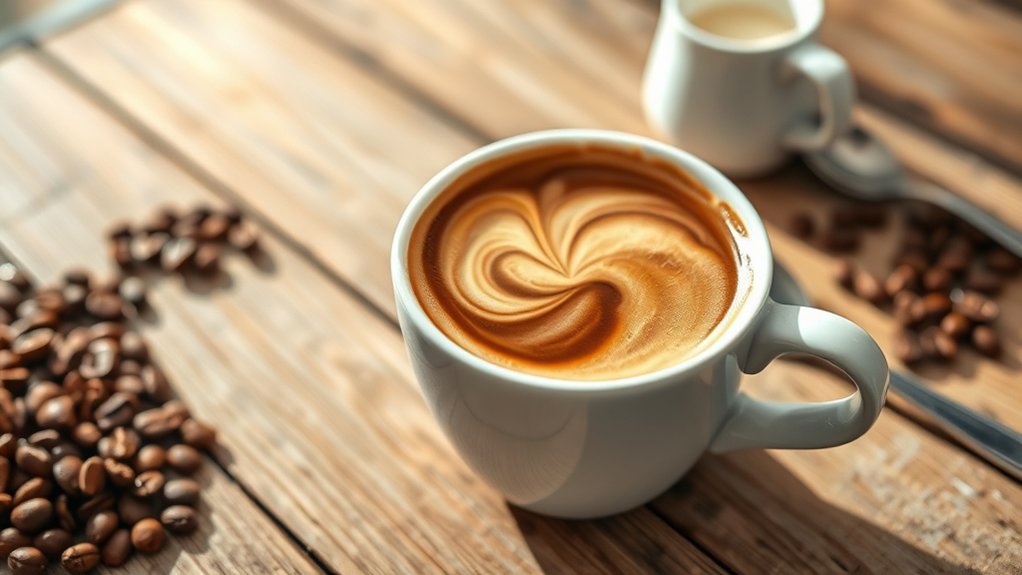 coffee bean oils influence creaminess