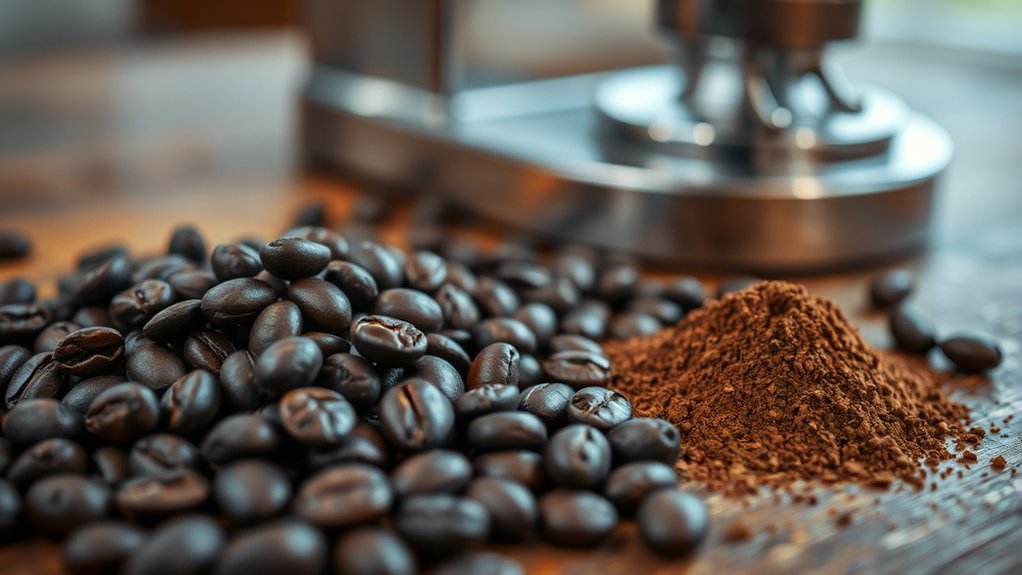coffee bean processing and storage