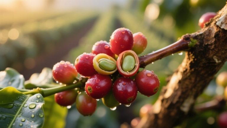 coffee beans are fruits