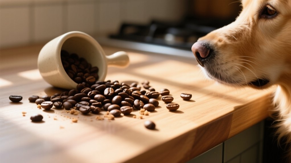 coffee beans toxic to dogs