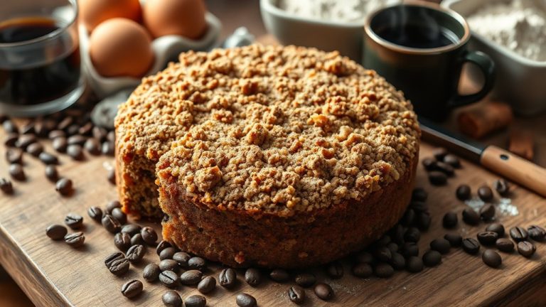 coffee cake caffeine content