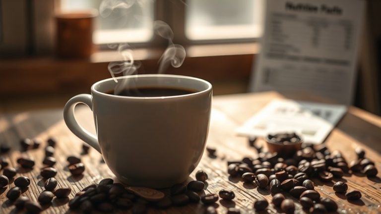 coffee carbohydrate content analysis