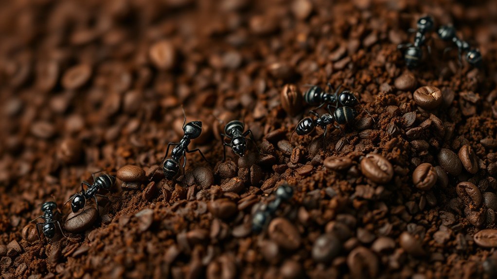 coffee chemicals repel ants