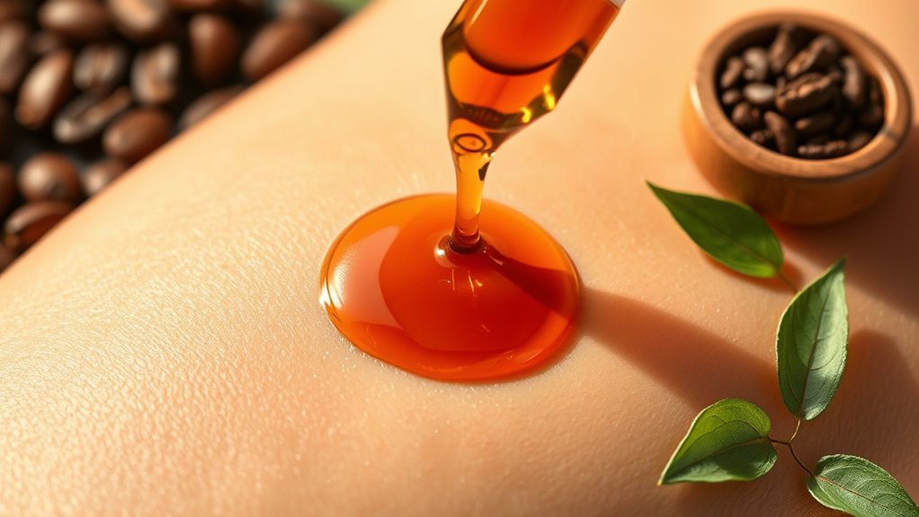 coffee extract brightens skin