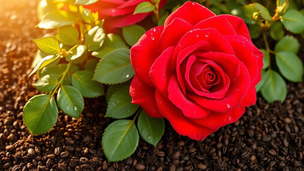 coffee grounds boost soil nutrients