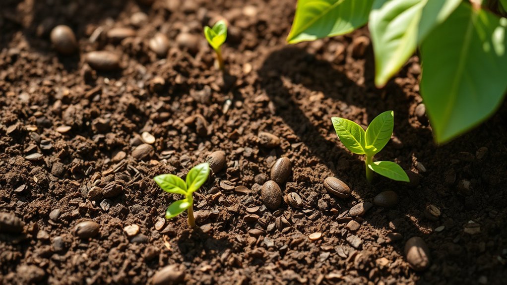 coffee grounds enrich soil nutrients