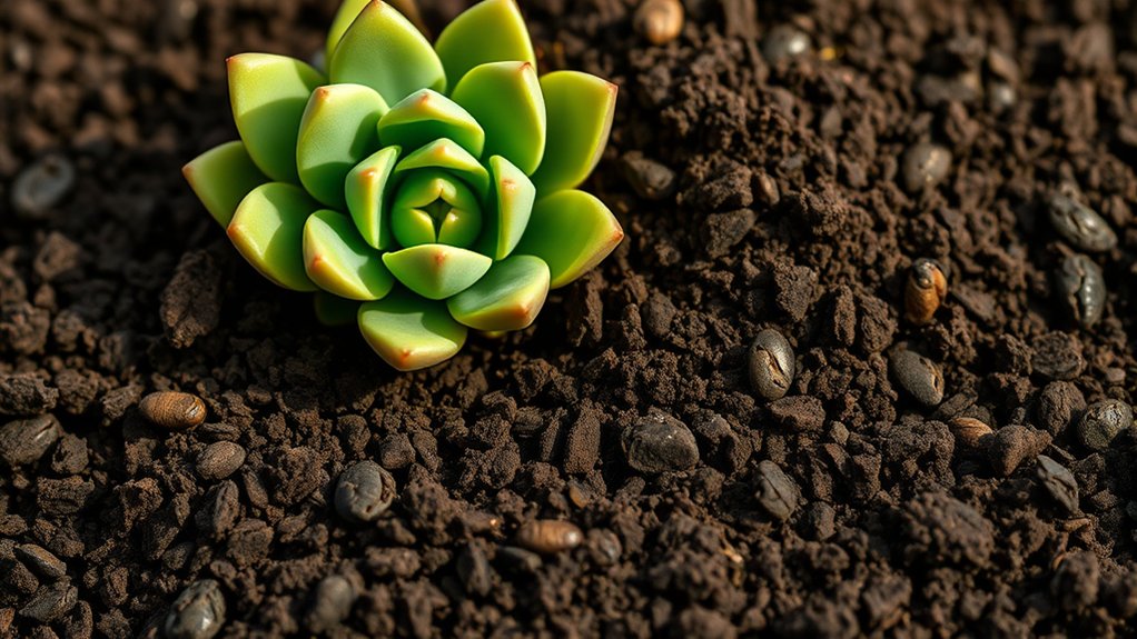 coffee grounds improve soil drainage