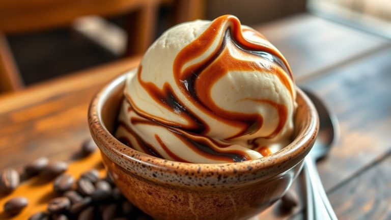coffee ice cream caffeine