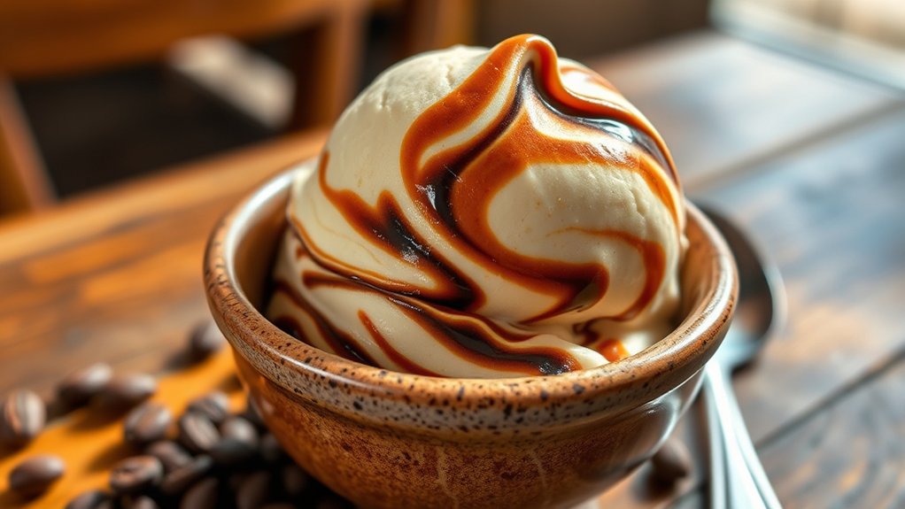 coffee ice cream caffeine
