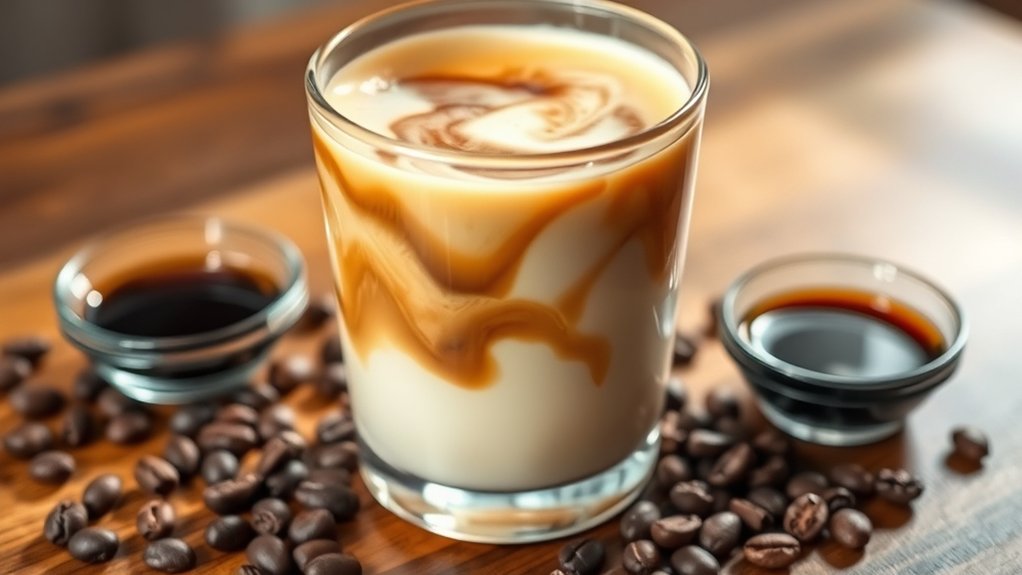 coffee milk caffeine content