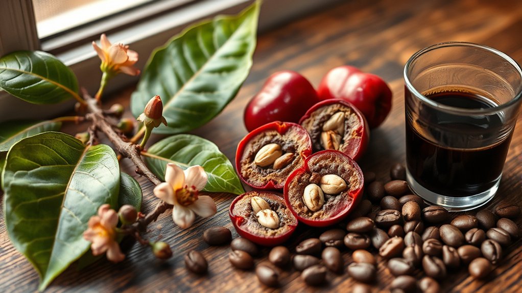 coffee plant parts utilized