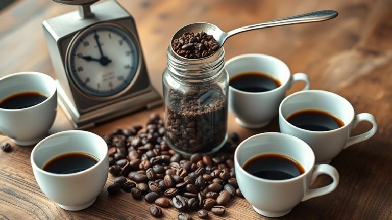 coffee ratio for four