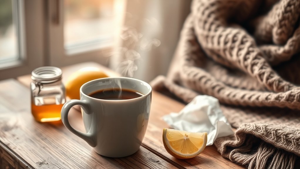 coffee s effects on sore throat