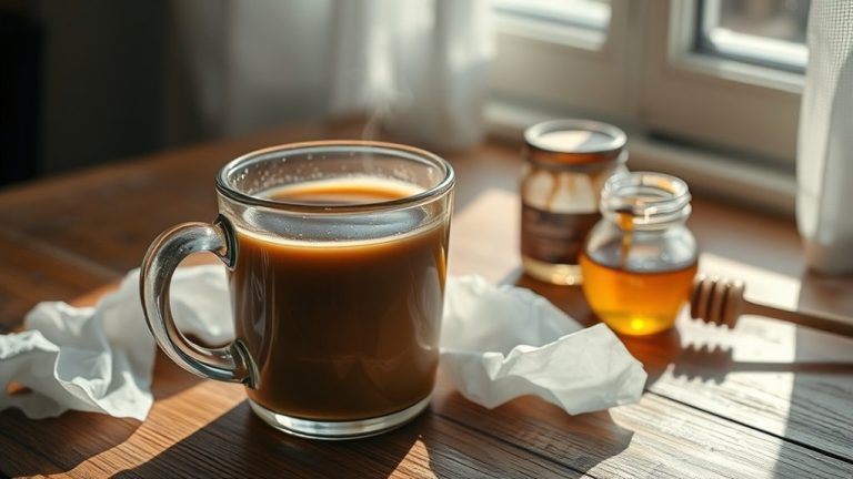 coffee s impact on sore throat