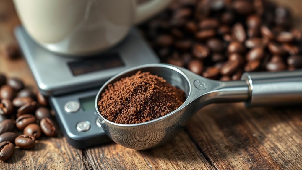 coffee scoop volume and weight