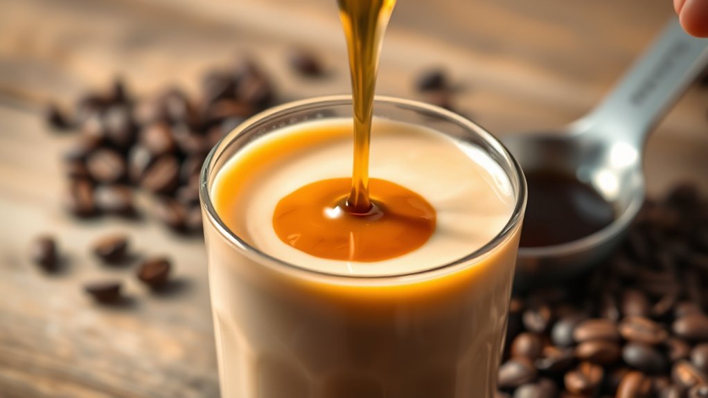 coffee syrup caffeine content