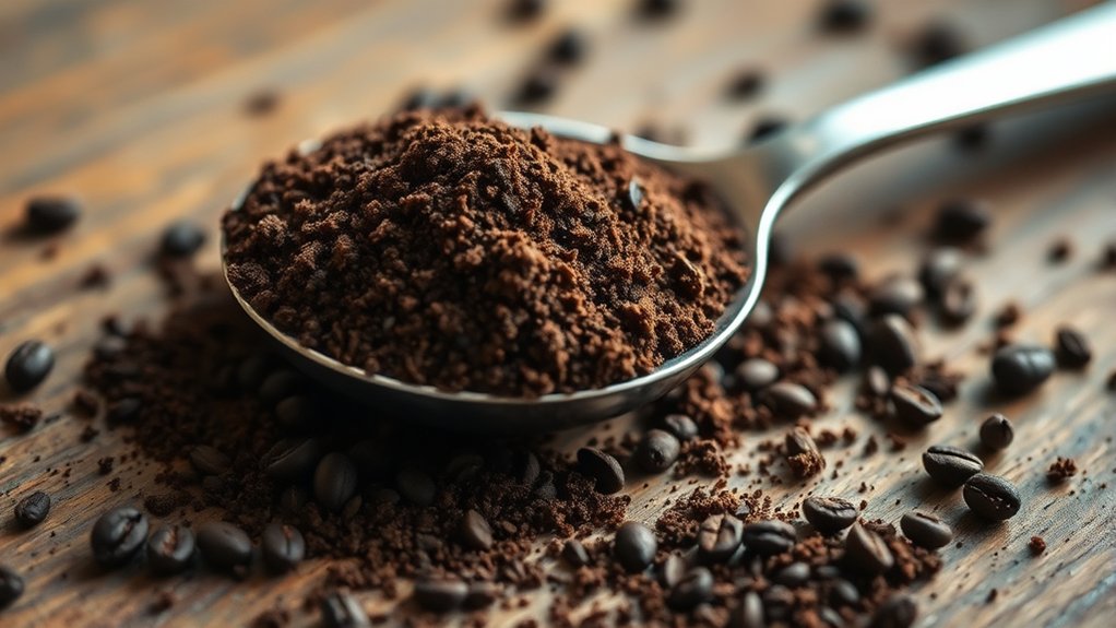 coffee weight varies with grind