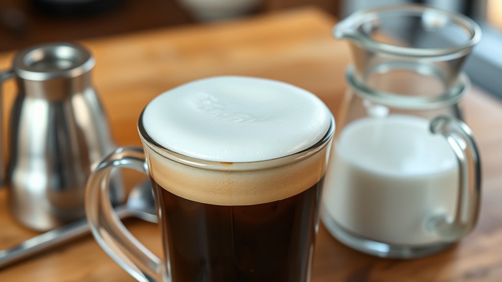 cold foam enhances iced coffee