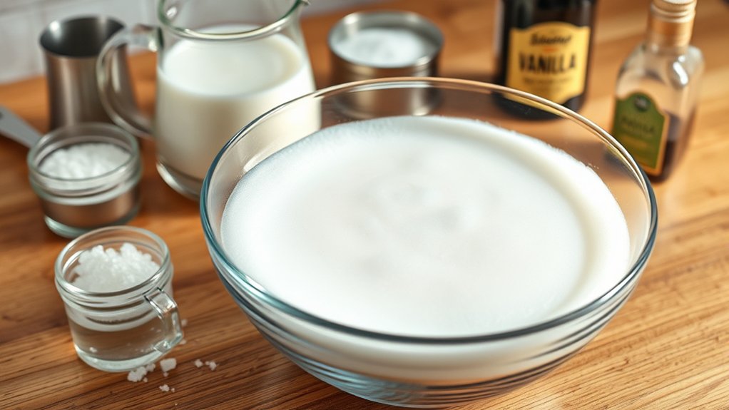 cold milk flavored syrup